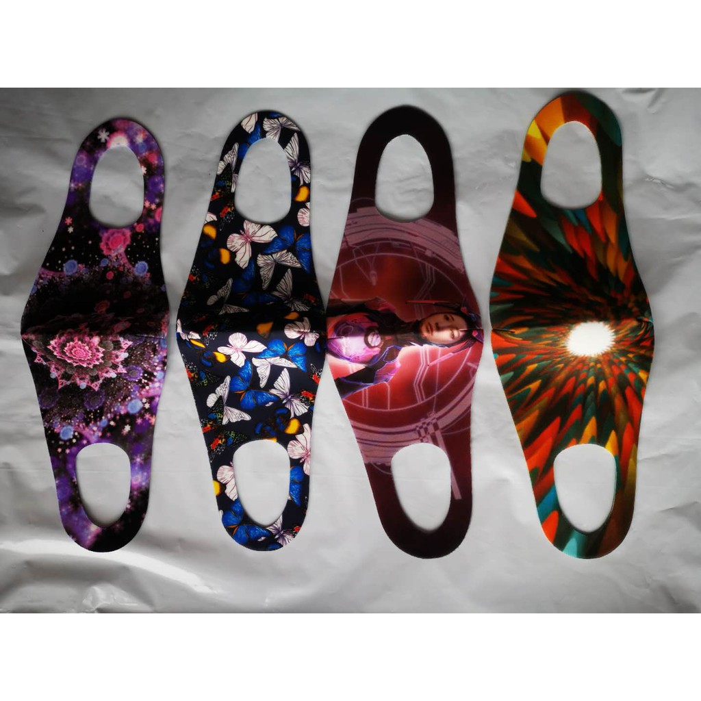 Mặt Nạ Lụa Lạnh 00000 Hình Hoa Cúc / Chuột Mickey Hoạt Hình 3D Có Thể Tái Sử Dụng Cho Người Lớn