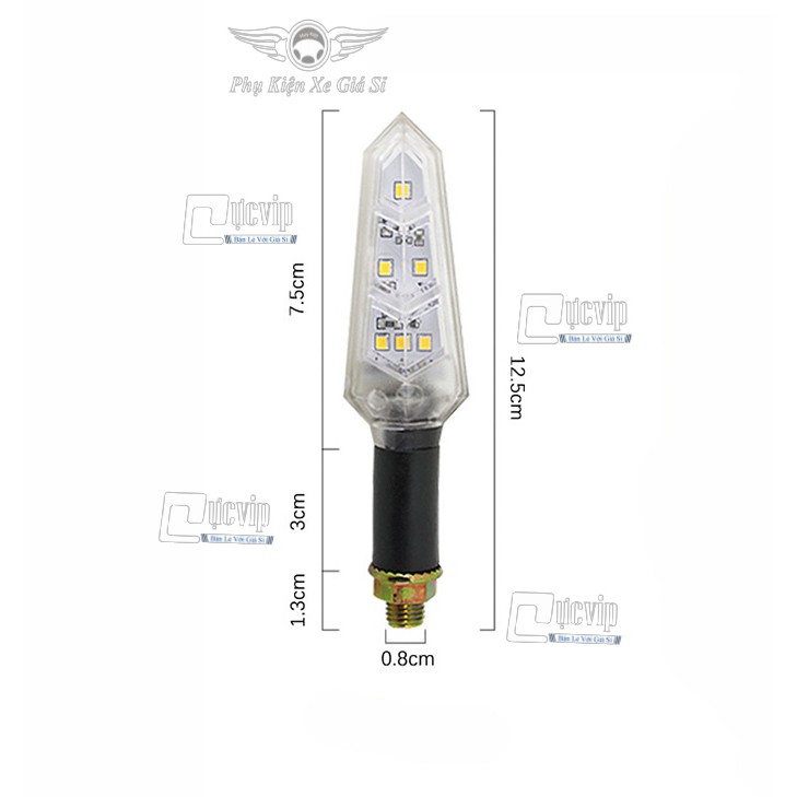 (3147) Sản Phẩm Sử Dụng Cho Winner X, Vario 2018-2020, Exciter 150, MSX + Xi Nhan Độ Led Trong Suốt