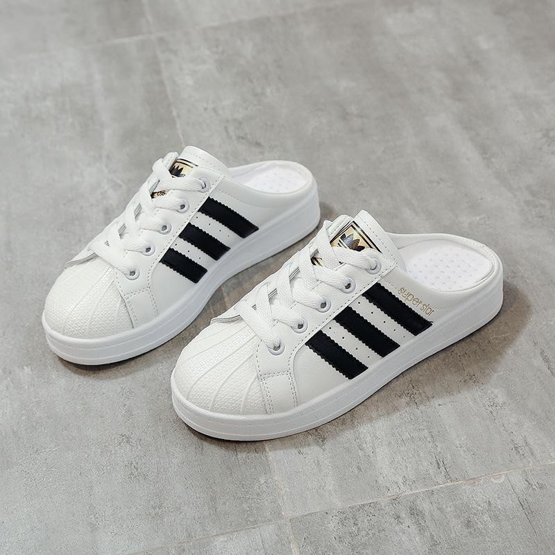 Giày nữ superstar, giày lười nữ hở gót | BigBuy360 - bigbuy360.vn