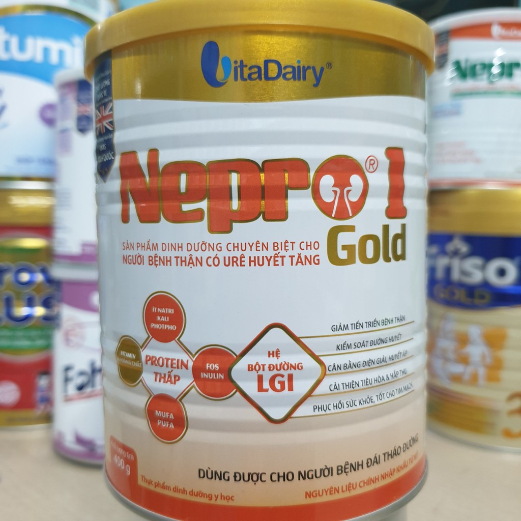 Combo 12 lon Sữa Nepro gold 1 400g/Date mới nhất thị trường T4.2023