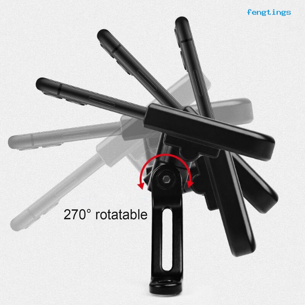 Giá đỡ điện thoại gắn tay lái xe máy bằng hợp kim nhôm có thể điều chỉnh