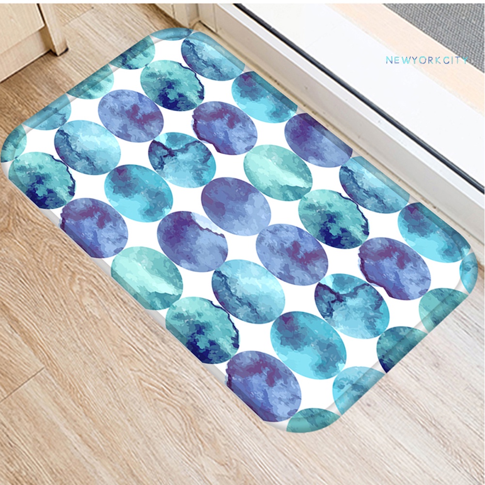 Thảm lót cửa chùi chân Chống Trượt Họa Tiết Hình Học
