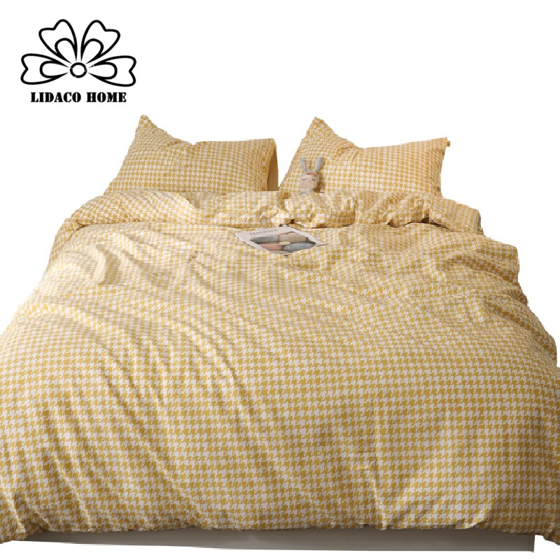 Bộ chăn ga gối cotton Lidaco - Tia Sét Vàng ( SP001353 )