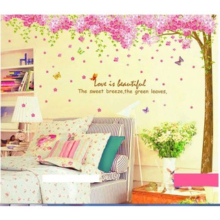 Decal dán tường Cây tình yêu to nhất 3 tờ bìa