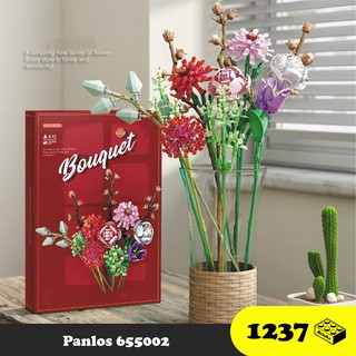 Đồ chơi Lắp Ráp Bình Hoa - Panlos 655002 Flowers - Xếp hình thông minh - Quà tặng bé gái