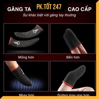 Găng Tay Chơi Game Chống Mồ Hôi Tay Sợi Bạc 24 Kim - Chính Hãng HD DESIGN