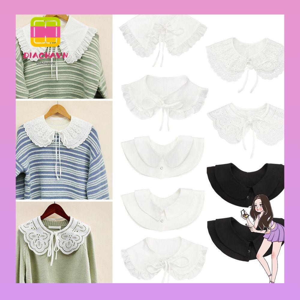 Cổ Áo Sơ Mi Giả Phong Cách Vintage Ngọt Ngào Cho Nữ