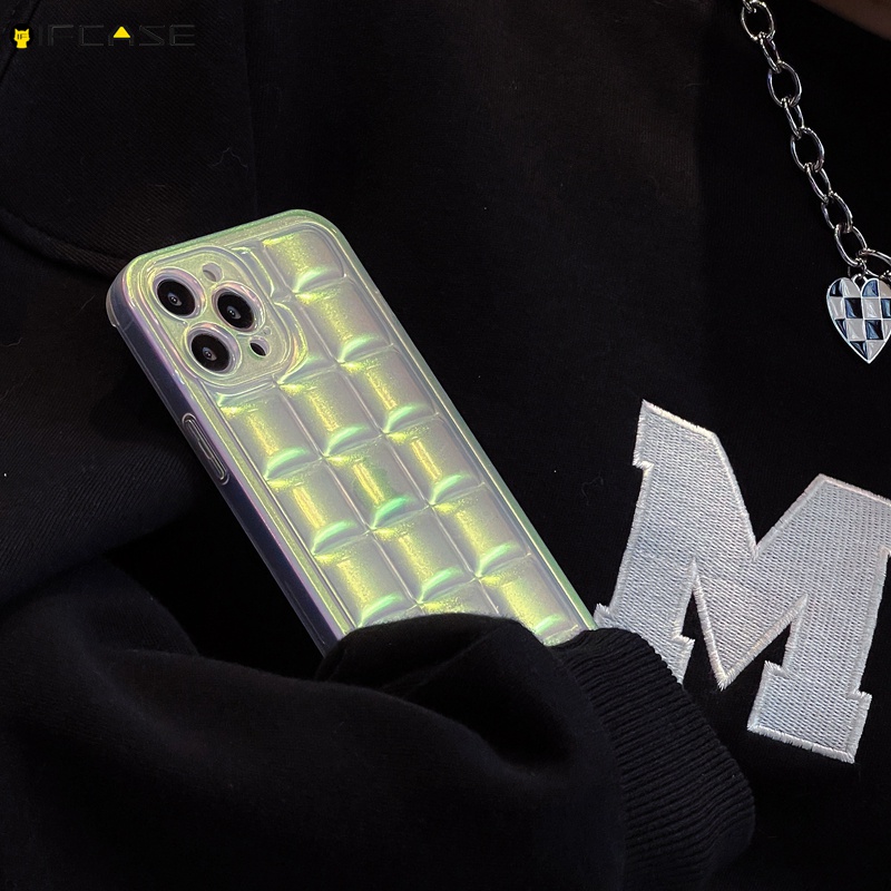 Ốp Điện Thoại Mềm Trong Suốt Chống Sốc Lấp Lánh Đơn Giản Cho iPhone 13 12 11 Pro Max XS Max XR X