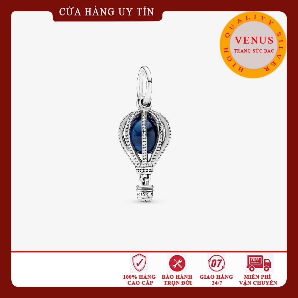 [Charm bạc 925 cao cấp] Bộ sưu tập charm màu xanh đậm- Mã sản phẩm VENUSKKC