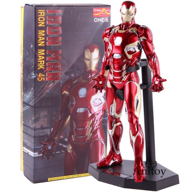Mô hình Iron man Mk 45 chính hãng Crazy toys - Avengers