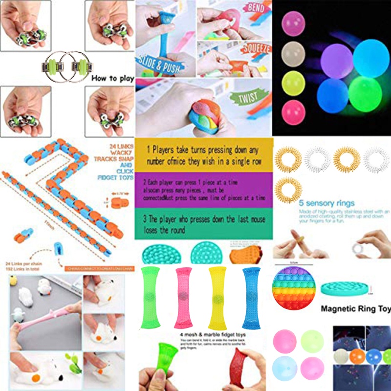 Set 29 Móc Khóa Đồ Chơi Dành Cho Trẻ