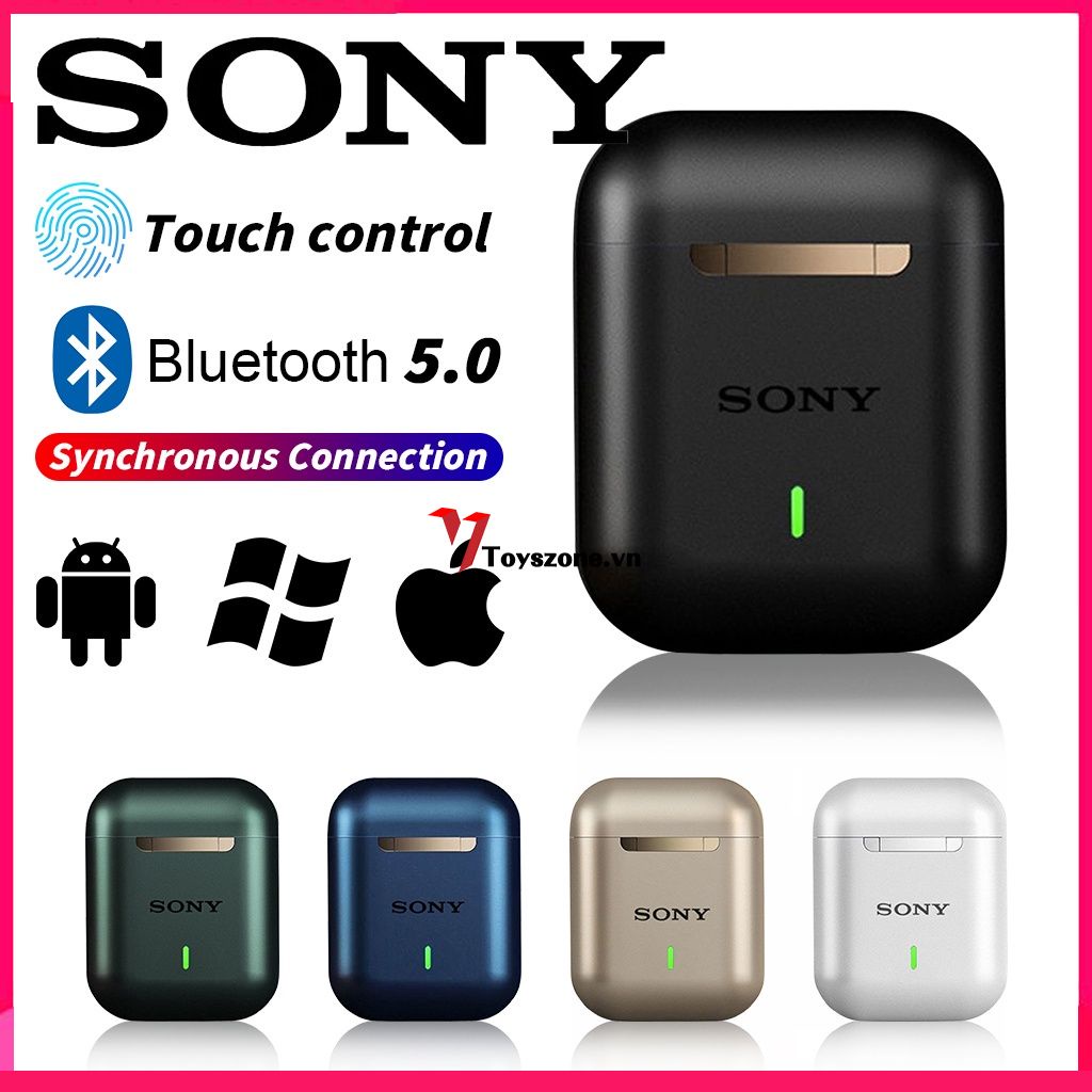 SONY J18 TWS Không Dây Bluetooth 5.0 Tai Nghe Trong Tai Tai Game Thủ Tai Nghe Với Microphone