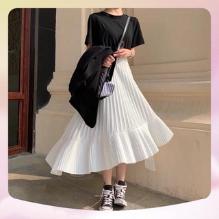 Chân váy xoè đuôi cá xếp ly ULZZANG