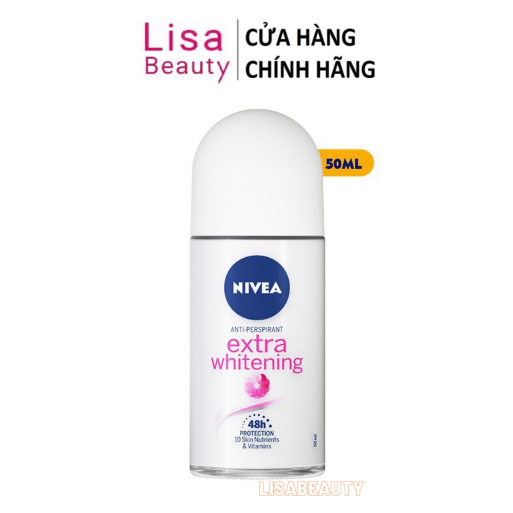 Lăn Ngăn Mùi Nivea Trắng Mịn Mờ Vết Thâm 50ml - 83747