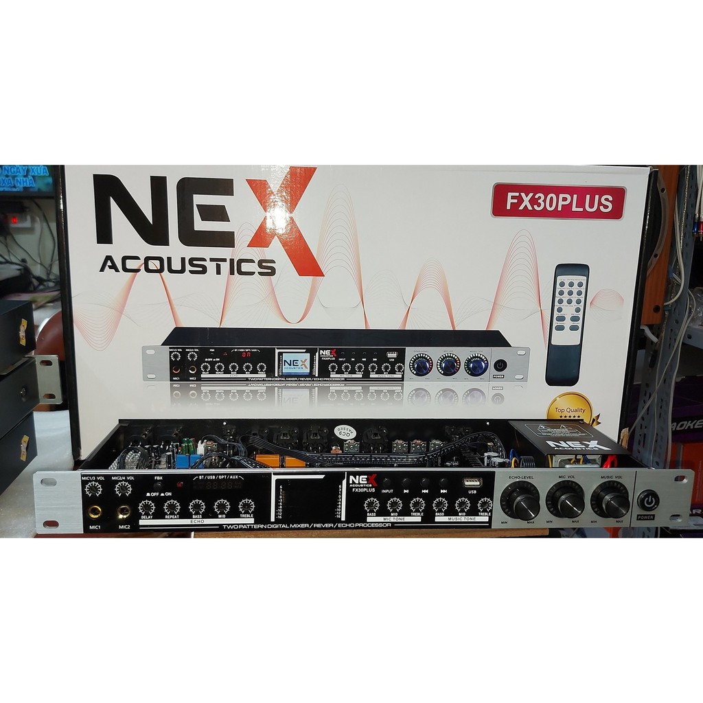 Vang Cơ karaoke NEXacustics FX30 Plus bản 2021 - fx30 plus