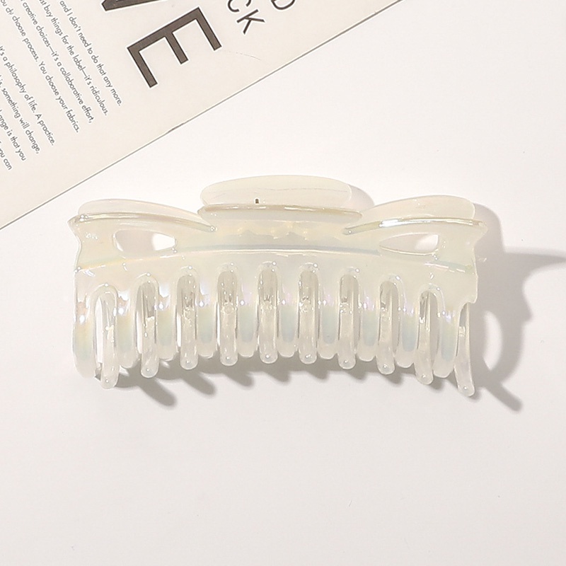 Kẹp tóc càng cua trong suốt màu laser thời trang cho nữ nhiều kiểu dáng