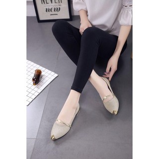 Giày mũi nhọn đế bệt Hàn Quốc
