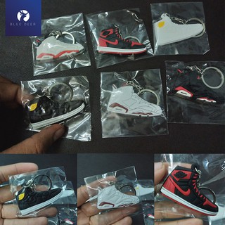 Móc khóa giày sneaker Air Jordan - Blue Deer