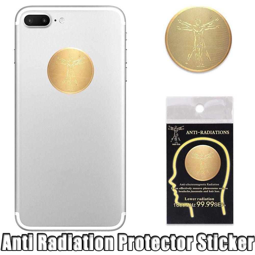GLENES 6Pcs Anti Radiation Sticker Mobile Phones Phone Protector Sticker Anti Radiation Protector Sticker Negative Ions EMF Blocker Laptop Electronic Devices Quantum Shield Chip EMF Protection/Multicolor
