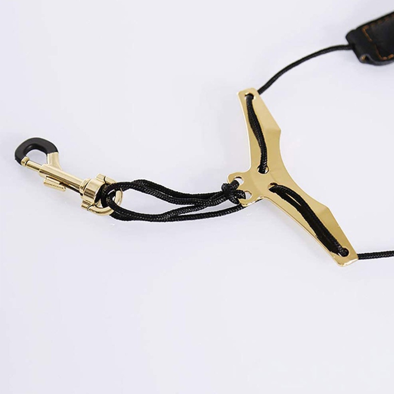 Dây Đeo Cổ Kèn Saxophone Với Đệm Da Mềm Phù Hợp Cho Alto, Tenor, Soprano, Clarinet, Oboe Sa