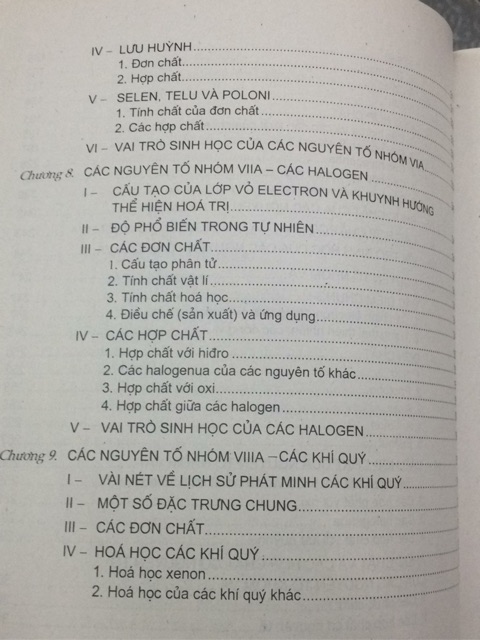 Sách - Hoá học Vô cơ Quyển 1: Các nguyên tố s và p