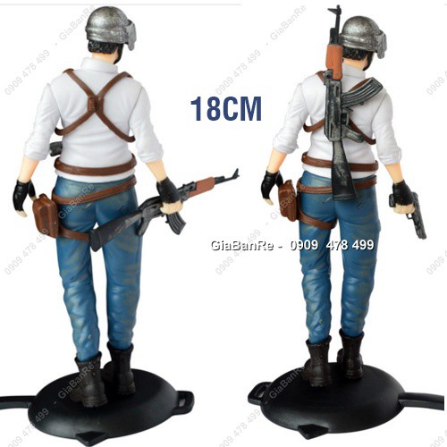 Mô Hình Nhân Vật Chiến Binh Game Pubg - Panman - Cao 18cm - 7845