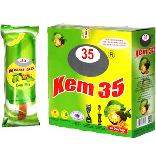 Hộp 10 que kem Tràng Tiền 35 vị kem Cốm mít (Now ship)