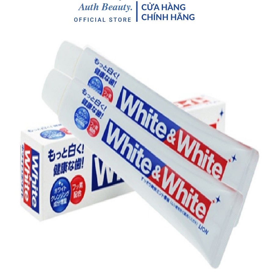 Kem đánh răng White &amp; White siêu trắng, dành cho nướu nhạy cảm