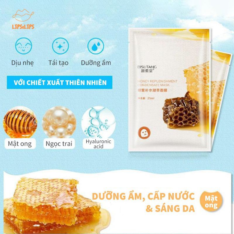 Mặt nạ Bisutang 8 vị trái cây dưỡng trắng da từ thiên nhiên