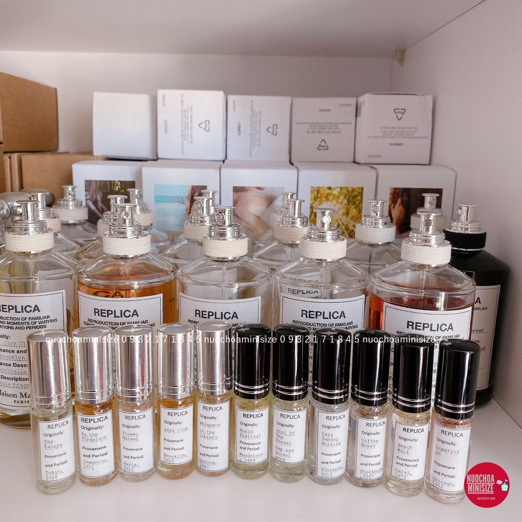 Nước hoa Maison Margiela Replica Tea Escape - Coffee Break - Lazy Sunday - Whispers in the Library - Jazz Club Minisize | BigBuy360 - bigbuy360.vn