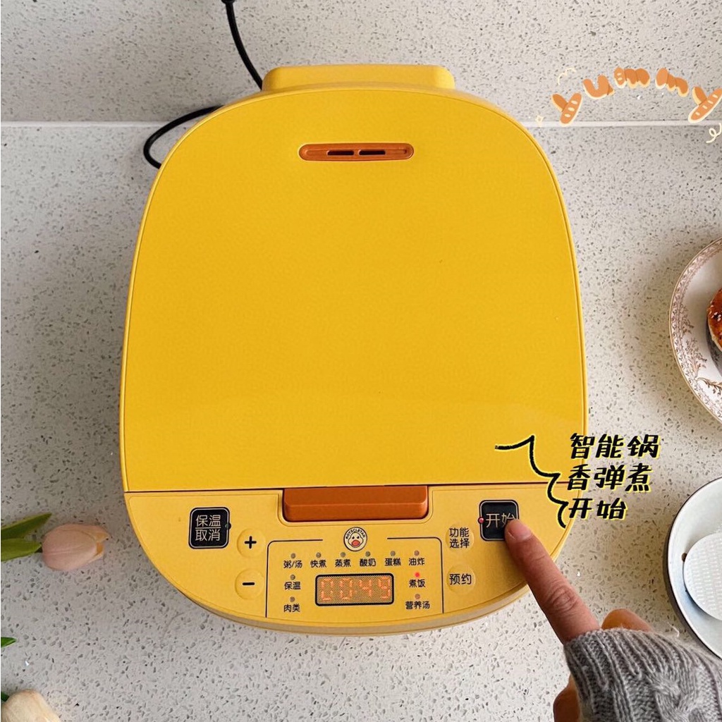 Nồi Cơm Điện Thông Minh Đa Năng Hình Vịt Vàng 5 Lít
