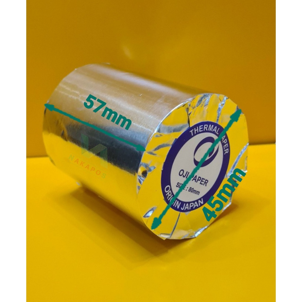 Combo 50 cuộn Giấy in bill, Giấy in nhiệt, Giấy in hóa đơn K57x45mm ( K58x45mm )