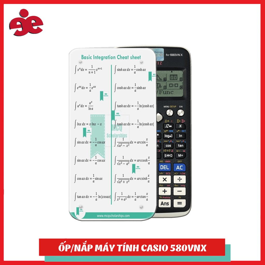 ỐP MÁY TÍNH CASIO FX 580 VNX