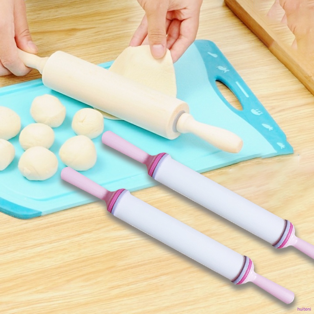 Cây Lăn Bột Làm Bánh Bằng Nhựa Chống Dính Họa Tiết Dập Nổi Độc Đáo