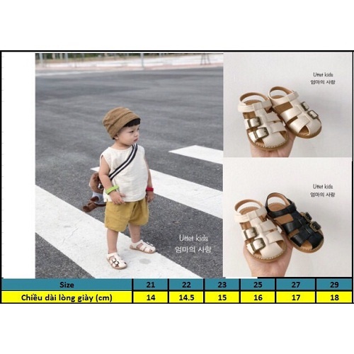 SANDAL HÀN QUỐC 8001 DÀNH CHO BÉ GÁI VÀ BÉ TRAI MANG RẤT NHẸ VÀ ÊM CHÂN