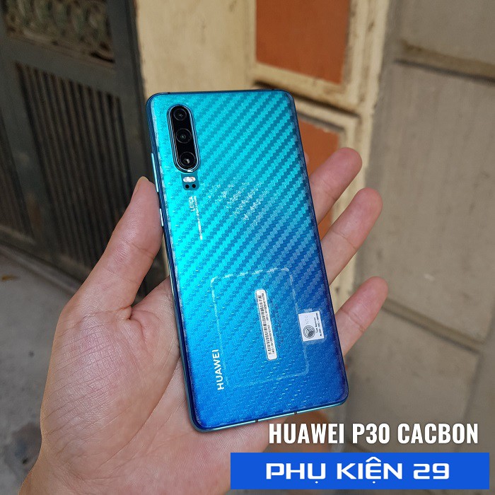 Dán lưng 3D vân Cacbon - Carbon