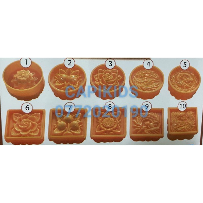 Khuôn bánh trung thu nướng, khuôn bánh dẻo nướng - 150gr
