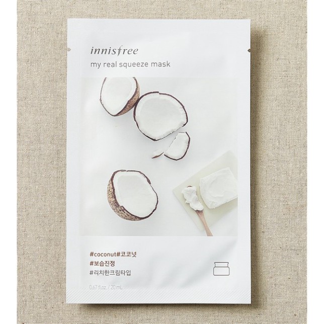 [Rẻ Vô Địch] Mặt nạ giấy Innisfree It's Real Squeeze Mask 20ml [17 vị] (HOT)