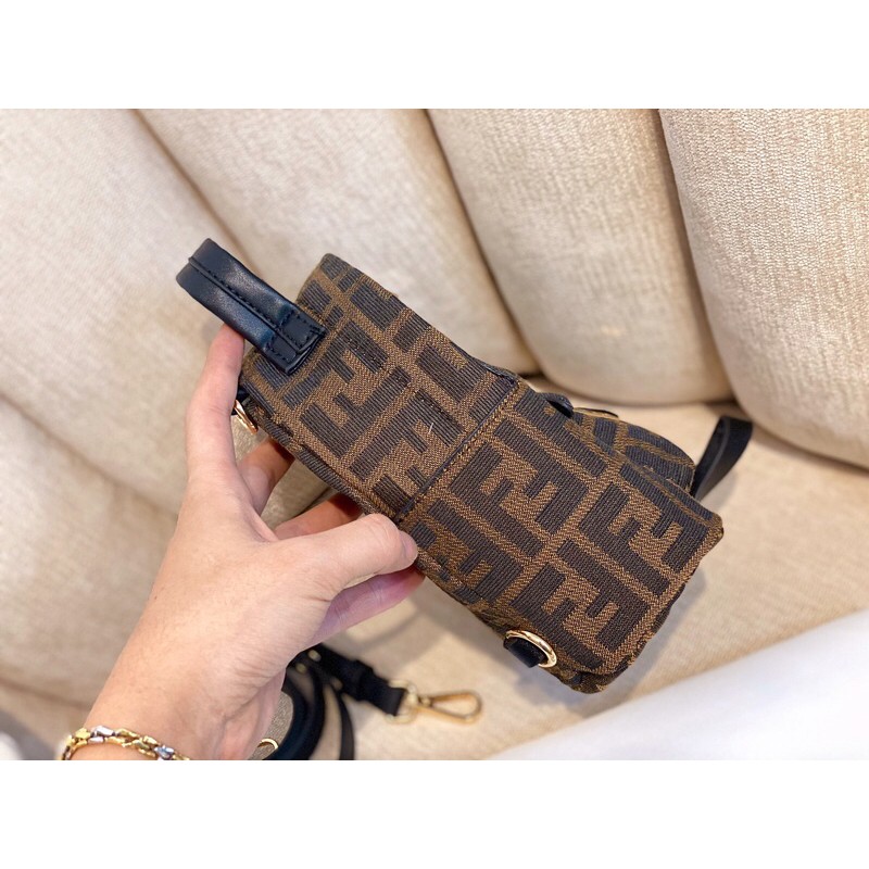 🥇🎒Balo Fen dì kèm charm móc khoá cún - 💎 Hàng QUẢNG CHÂU CAO CẤP