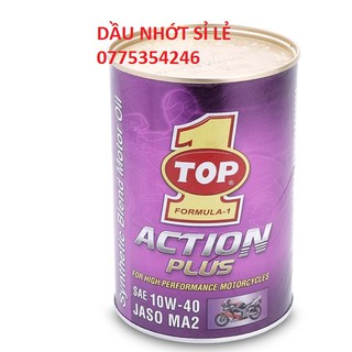 TOP 1 ACTION 10w40 dầu nhớt nhập khẩu 100% 1 LÍT