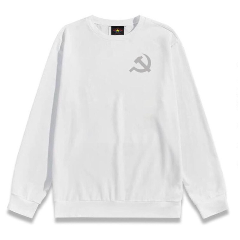 Sweater nỉ búa liềm