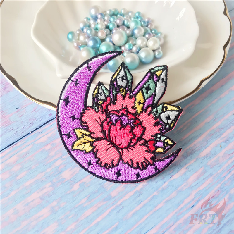 1 miếng vá phong cách ngựa một sừng/hoa/ cầu vồng xinh xắn trang trí quần áo