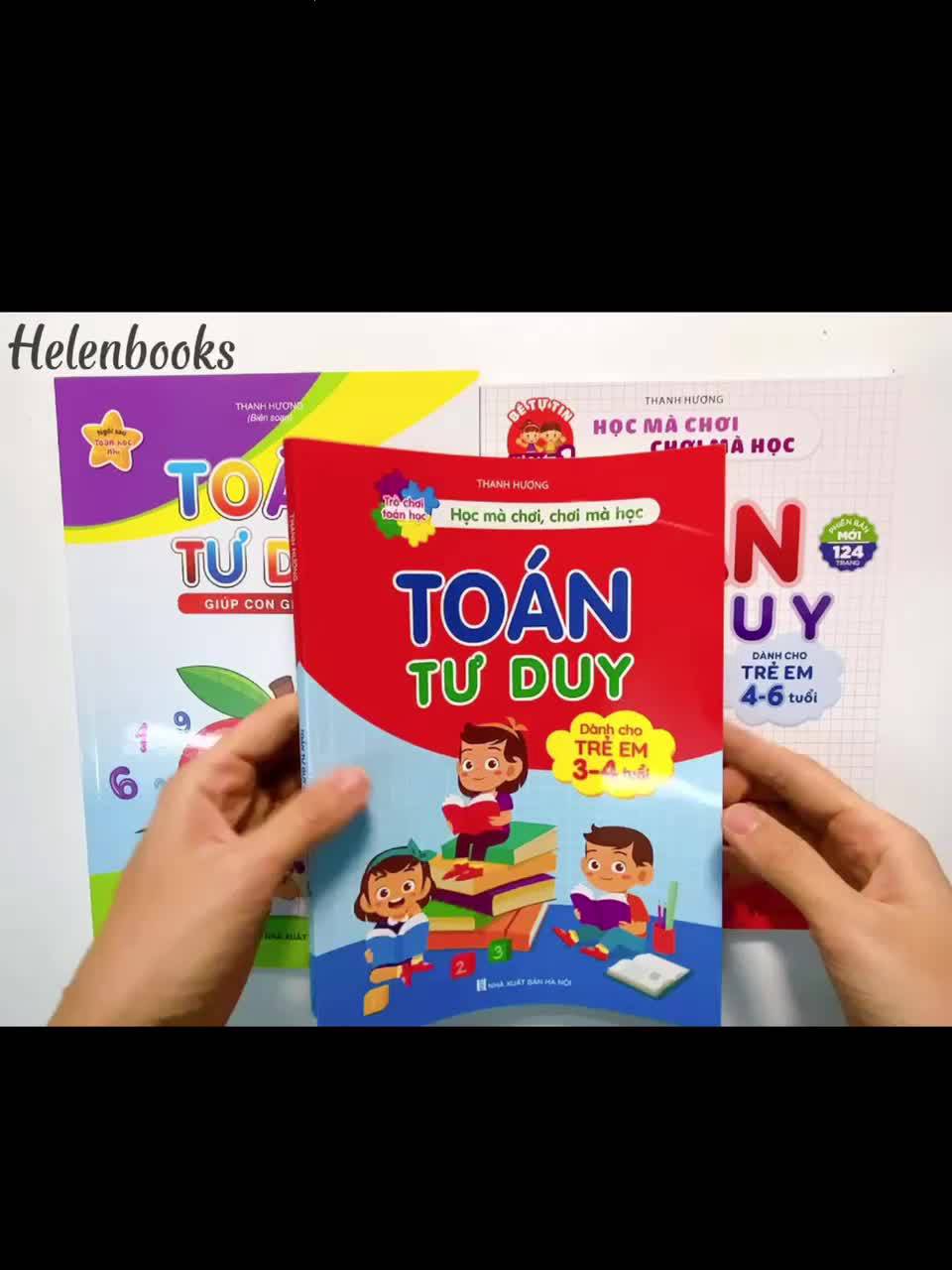 Sách Toán tư duy combo 3 cuốn cho bé 34 tuổi, 46 tuổi 57 tuổi tập viết | BigBuy360 - bigbuy360.vn