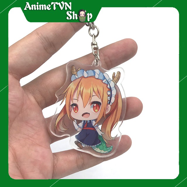 Móc khoá Mica anime Kobayashi-san Chi no Maid Dragon - Nhựa Cứng Acrylic In 2 mặt sắc nét ( ảnh thật )