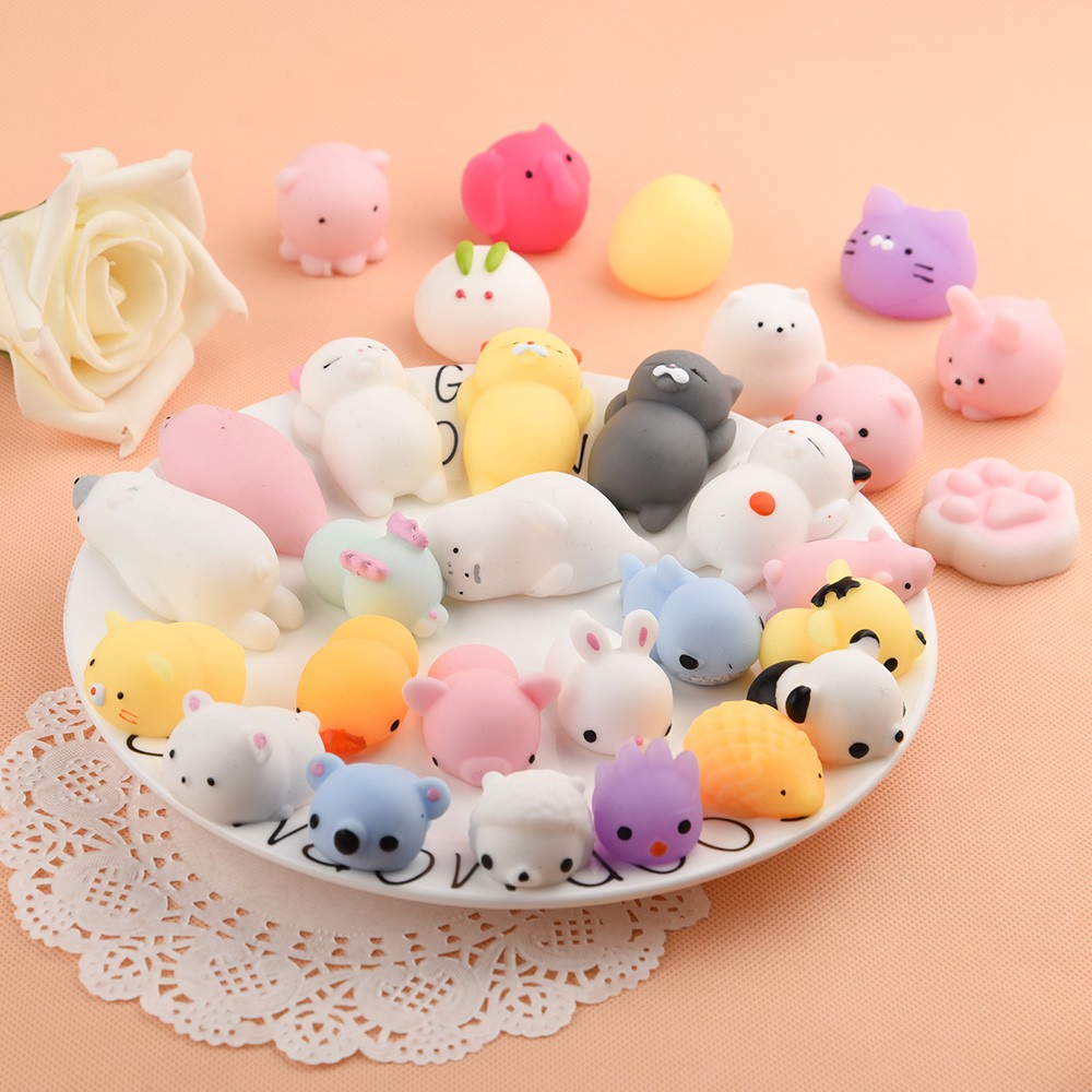 Đồ Chơi CON THÚ XỐP Squishy Giảm Stress Hình Động Vật Dễ Thương Cho Bé
