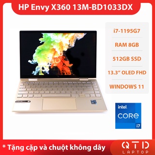 Laptop HP Envy X360 13M-BD1033DX Core i7-1195G7/ 8GB/ 512GB SSD/ 13.3″ OLED màn hình gập