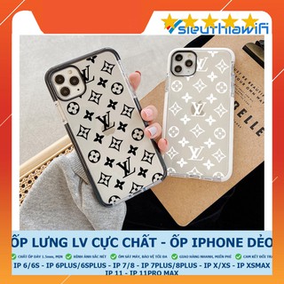 Ốp iphone - Ốp lưng LV cực chất cạnh 5/5s/6/6s/6plus/6s plus/7/8/7plus/8plus/x/xs/xs max/11/11pro max - Awifi Case F4-3