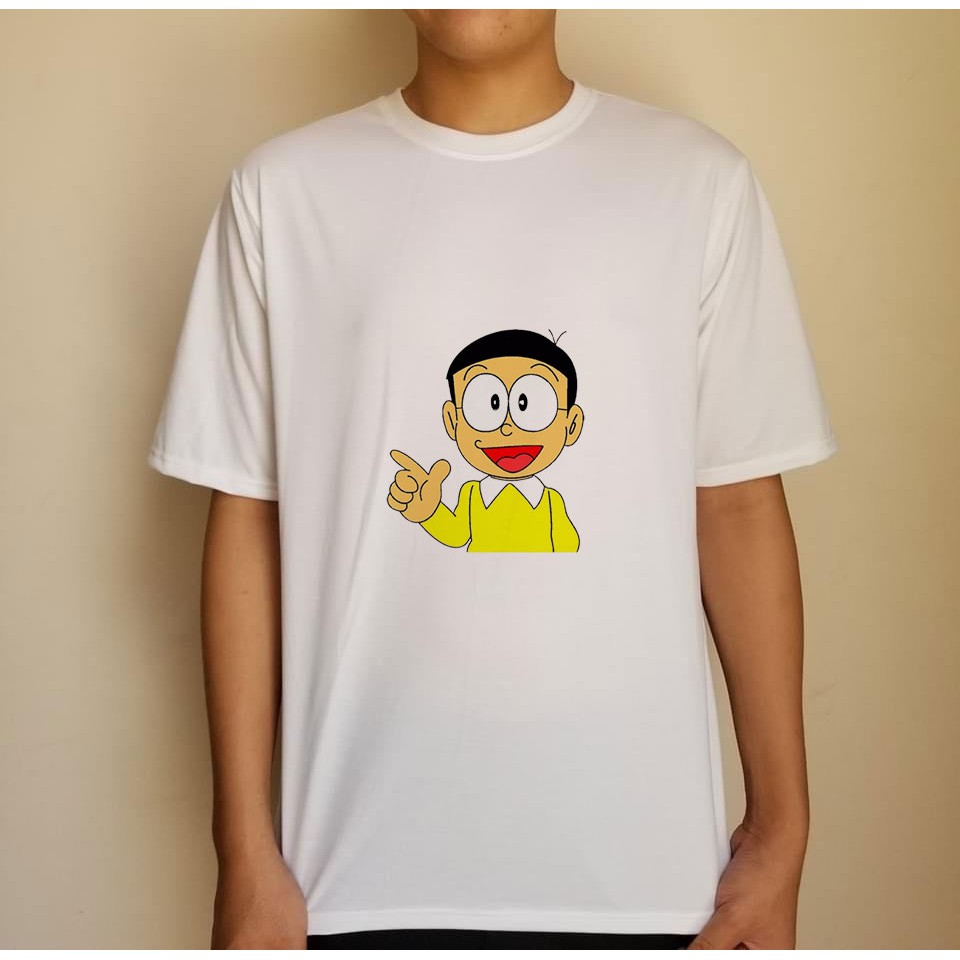 Áo Thun Phim Hoạt Hình Doraemon - Nobita ( Có Size Trẻ Em ) 26.30