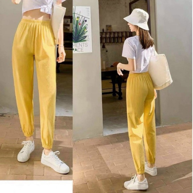 Quần Baggy Đũi Bo Gấu Hàng Mới Siêu Hot_Ms233