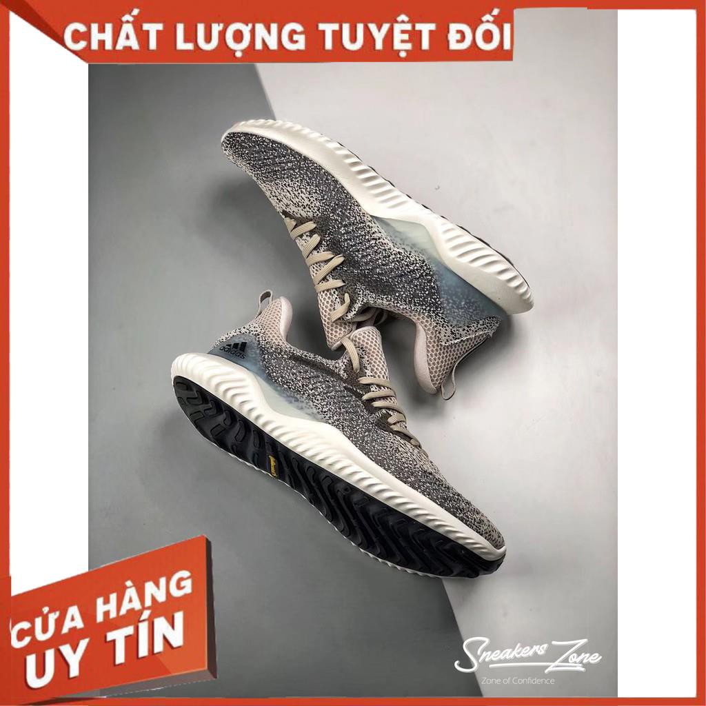 (FREE SHIP + HỘP + QUÀ) Giày thể thao sneaker nam nữ ALPHABOUNCE Beyond 2018 Grey black Xám muối tiêu